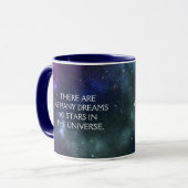 Starfield mit mehrfarbigem kosmischer Staub Tasse (Vorderseite Links)