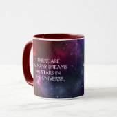 Starfield mit mehrfarbigem kosmischer Staub Tasse (Vorderseite Links)
