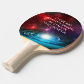 Starfield mit mehrfarbigem kosmischer Staub Tischtennis Schläger (Vorderseite)