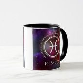Starfield Pisces Fish Western Zodiac Tasse (VorderseiteRechts)