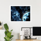 Starfield Poster (Heimbüro)