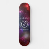 Starfield Sagittarius Archer Western Zodiac Skateboard (Vorderseite)