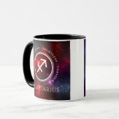 Starfield Sagittarius Archer Western Zodiac Tasse (Vorderseite Links)