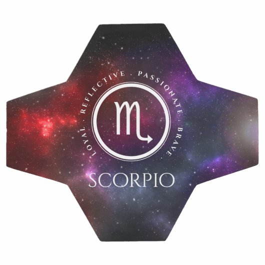 Starfield Scorpio Scorpion Western Zodiac Fußball (Flach)