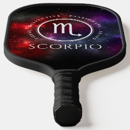 Starfield Scorpio Scorpion Western Zodiac Pickleball Schläger