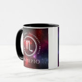 Starfield Scorpio Scorpion Western Zodiac Tasse (Vorderseite Links)