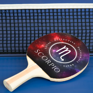 Starfield Scorpio Scorpion Western Zodiac Tischtennis Schläger