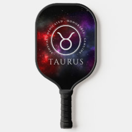 Starfield Taurus Bull Western Zodiac Pickleball Schläger