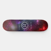 Starfield Taurus Bull Western Zodiac Skateboard (Horizontal)
