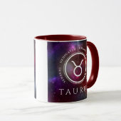 Starfield Taurus Bull Western Zodiac Tasse (VorderseiteRechts)