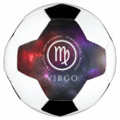 Starfield Virgo Maiden Western Zodiac Fußball (Vorderseite)
