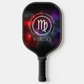 Starfield Virgo Maiden Western Zodiac Pickleball Schläger (Vorderseite)