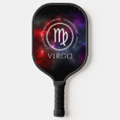 Starfield Virgo Maiden Western Zodiac Pickleball Schläger (Rückseite)