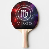 Starfield Virgo Maiden Western Zodiac Tischtennis Schläger (Vorderseite)