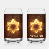 Starfire Fraktal Magen David Dosenglas (Vorderseite)