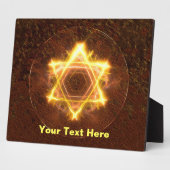 Starfire Fraktal Magen David Fotoplatte (Seite)