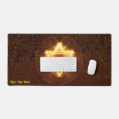 Starfire Fraktal Magen David Schreibtischunterlage (Tastatur & Maus)