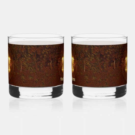Starfire Fraktal Magen Whiskyglas (Links)