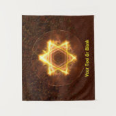 Starfire Fraktal Star von David Wandteppich (Vorderseite)