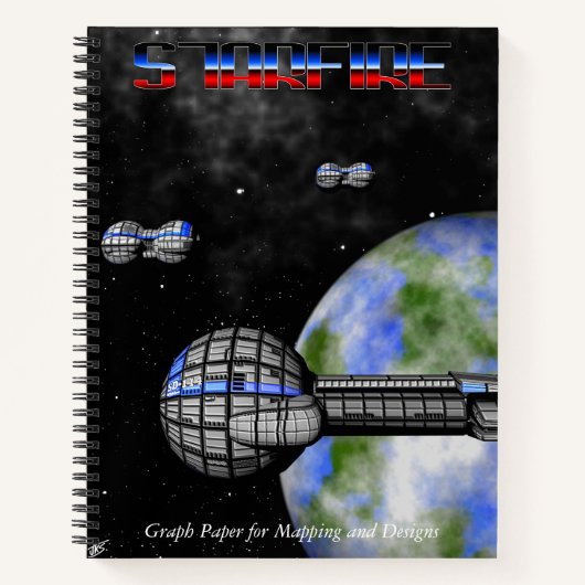 Starfire-Grafikbuch Notizblock (Vorderseite)