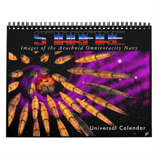 Starfire Kalender: Spinnenartiges Tier Kalender (Titelbild)