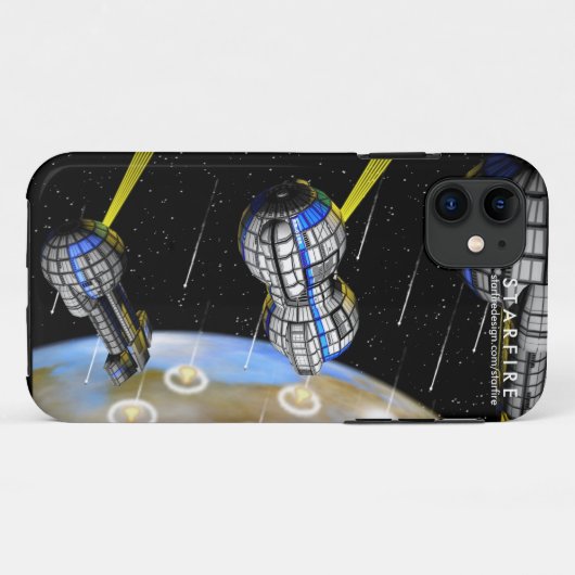 STARFIRE planetarische Bombardierung! Case-Mate iPhone Hülle (Rückseite (Horizontal))