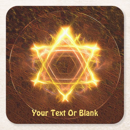 Starfire Rechteckiger Pappuntersetzer (Vorderseite)