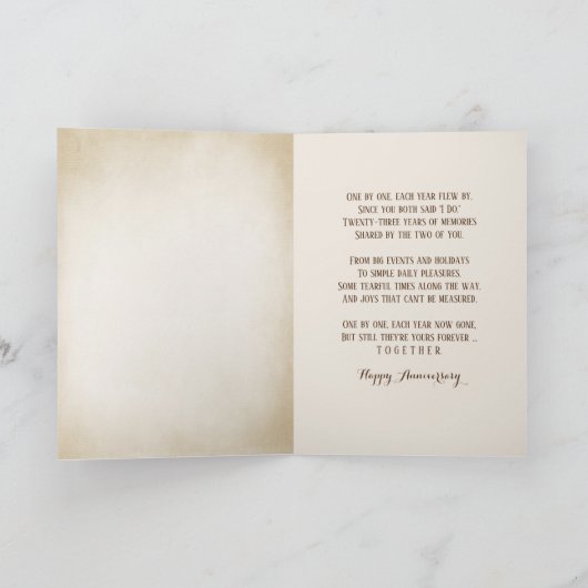 Starfish 23. Jubiläumskarte Karte (Innenseite)