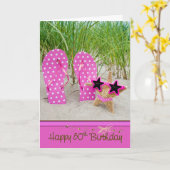 Starfish 50. Geburtstag Karte (Gelbe Blume)