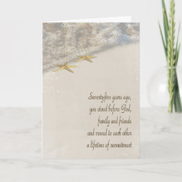 Starfish 75. Jahrestag Karte