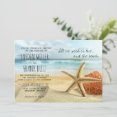 Starfish Alles was wir brauchen ist Liebe und die Einladung (Stehend Vorderseite)