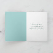 Starfish am Ocean Beach Beileid Karte (Innenseite)