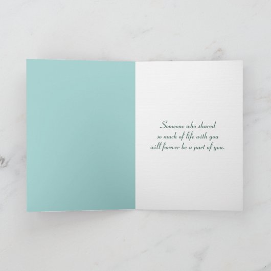 Starfish am Ocean Beach Beileid Karte (Innenseite)