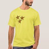 Starfish am Sandstrand Sommerkunst T-Shirt (Vorderseite)