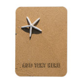 Starfish am Sandy Beach Magnet (Vertikal)