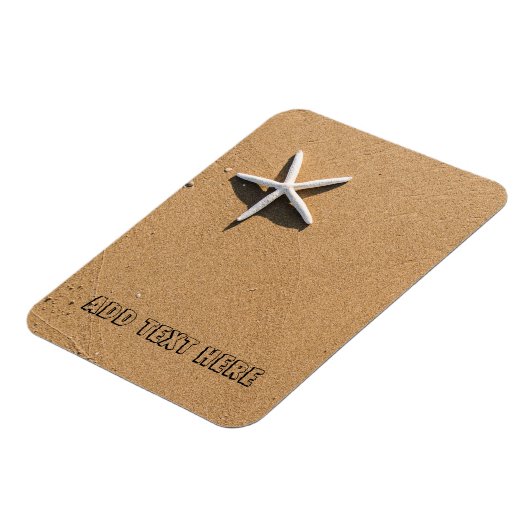 Starfish am Sandy Beach Magnet (Linke Seite)