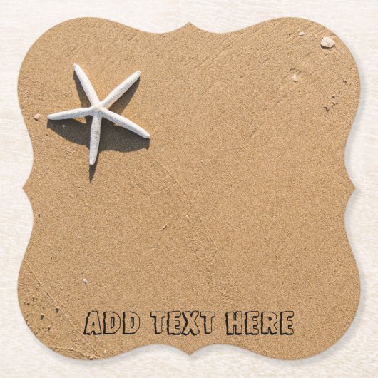 Starfish am Sandy Beach Untersetzer (Vorderseite)