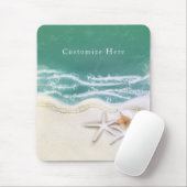 Starfish am Strand Aquamarines Meer Wasser tropisc Mousepad (Mit Mouse)