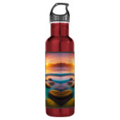 Starfish am Strand bei Dawn Thermal Tumbler Edelstahlflasche (Vorderseite)