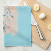 Starfish am Strand Geschirrtuch (Viertel Falte)