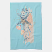 Starfish am Strand Geschirrtuch (Vertikal)