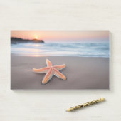 Starfish am Strand Post-it Klebezettel (Auf Schreibtisch)