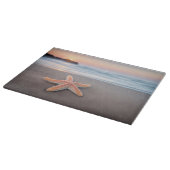 Starfish am Strand Schneidebrett (Ecke)