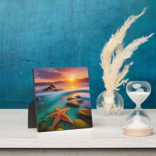 Starfish am Strand von Dawn Fotoplatte (InSitu)