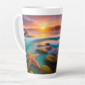 Starfish am Strand von Dawn Milchtasse (Linke Ecke)