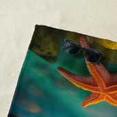 Starfish am Strand von Dawn Strandtuch (Beispiel)