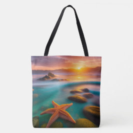 Starfish am Strand von Dawn Tasche