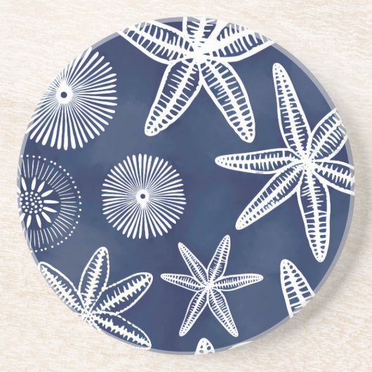 Starfish an der Küste Getränkeuntersetzer (Vorne)