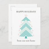 Starfish an der Küste Weihnachtsbaum Ankündigungspostkarte (Vorne/Hinten)