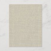 Starfish and Lace Rustic Beach Response Card Begleitkarte (Rückseite)